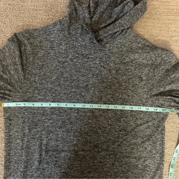 Outdoor Voices Cloud Knit Unisex Heather Charcoal Grey Hoodie - Picture 5 of 6